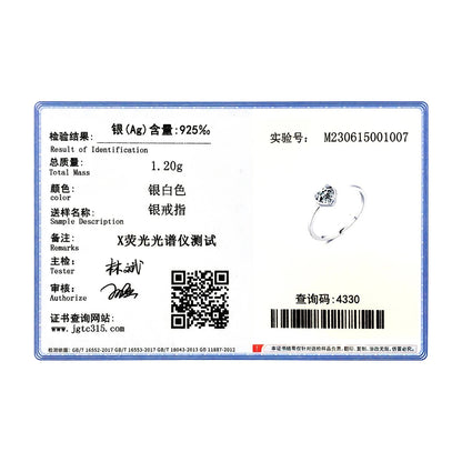 “925 Sterling Silver Romantic Hearts Zirconia Ring Classic Minimalism Wedding Jewelry.”