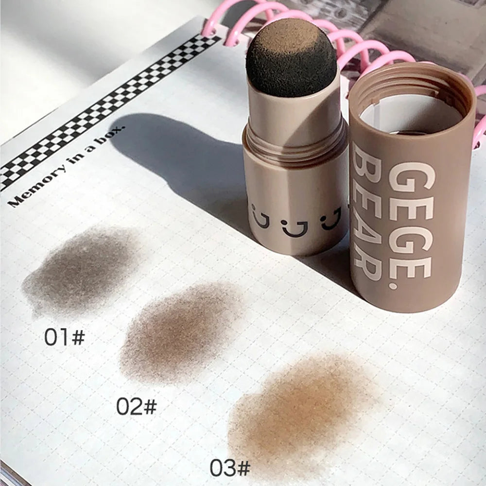 “Gege Bear Waterproof Hair Shadow Powder – Natural Coverage for Hair Loss & Hairline Shadow Stick”