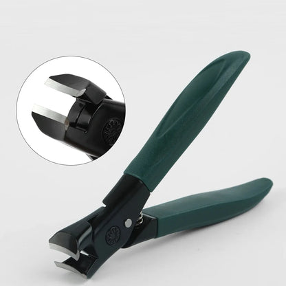 “Stainless steel nail clippers, gray, durable, thick nails, elderly use, individual household trimmer.”