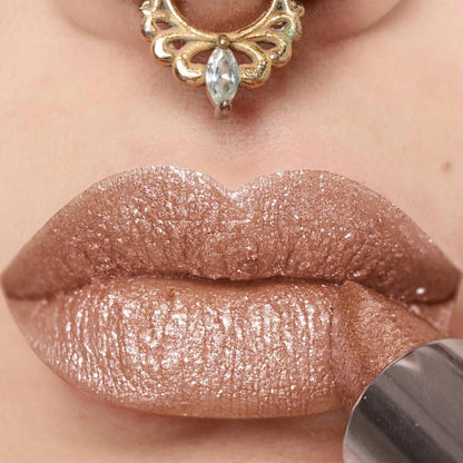 “21-Color Metallic Lipstick – Bold, Glittery, Long-Lasting Pearlescent Matte Lip Tint”