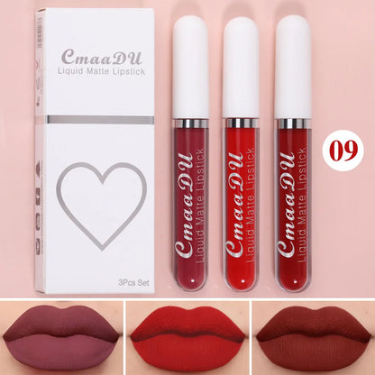 “Sexy Long-Lasting Velvet Matte Lip Gloss – Waterproof, Non-Stick, Liquid Lipstick for Women”