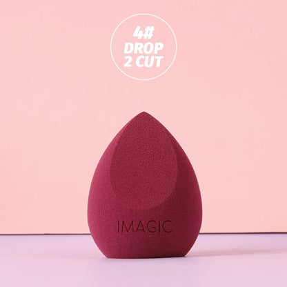 “IMAGIC beauty sponge, soft puff, gourd shape, water drop, wet and dry makeup tool.”