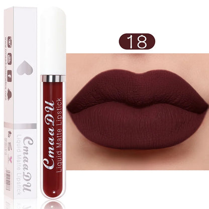 “Sexy Long-Lasting Velvet Matte Lip Gloss – Waterproof, Non-Stick, Liquid Lipstick for Women”