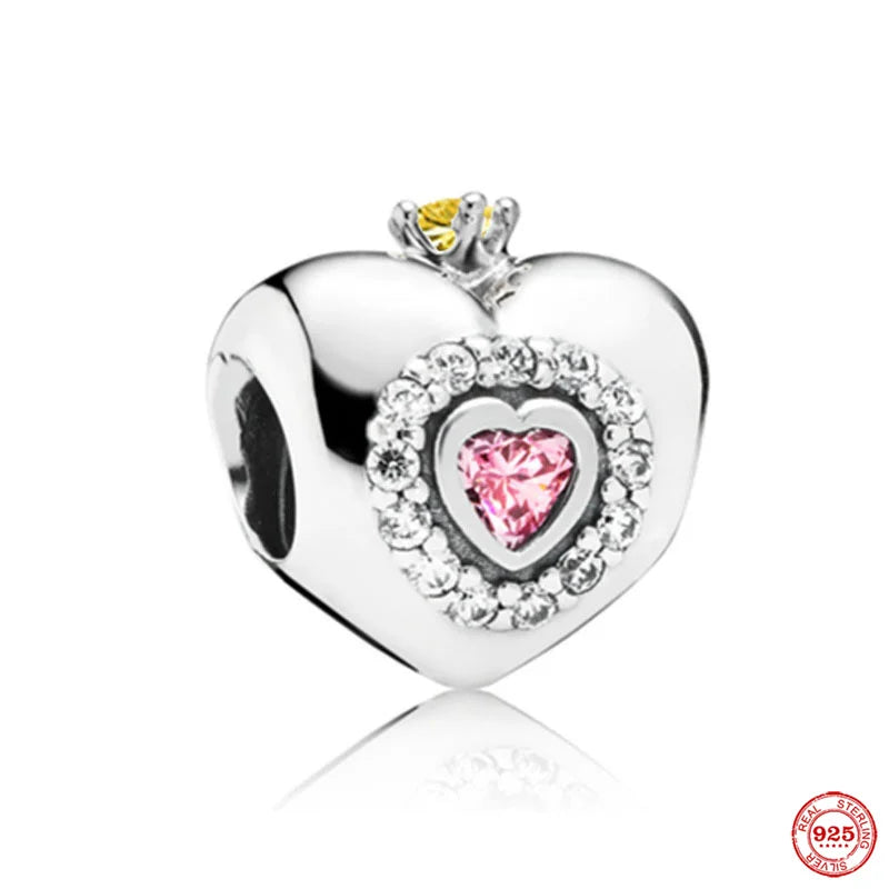“925 Silver Family Charm Pendant - Sparkling Boy/Girl Bead for Pandora Bracelet.”