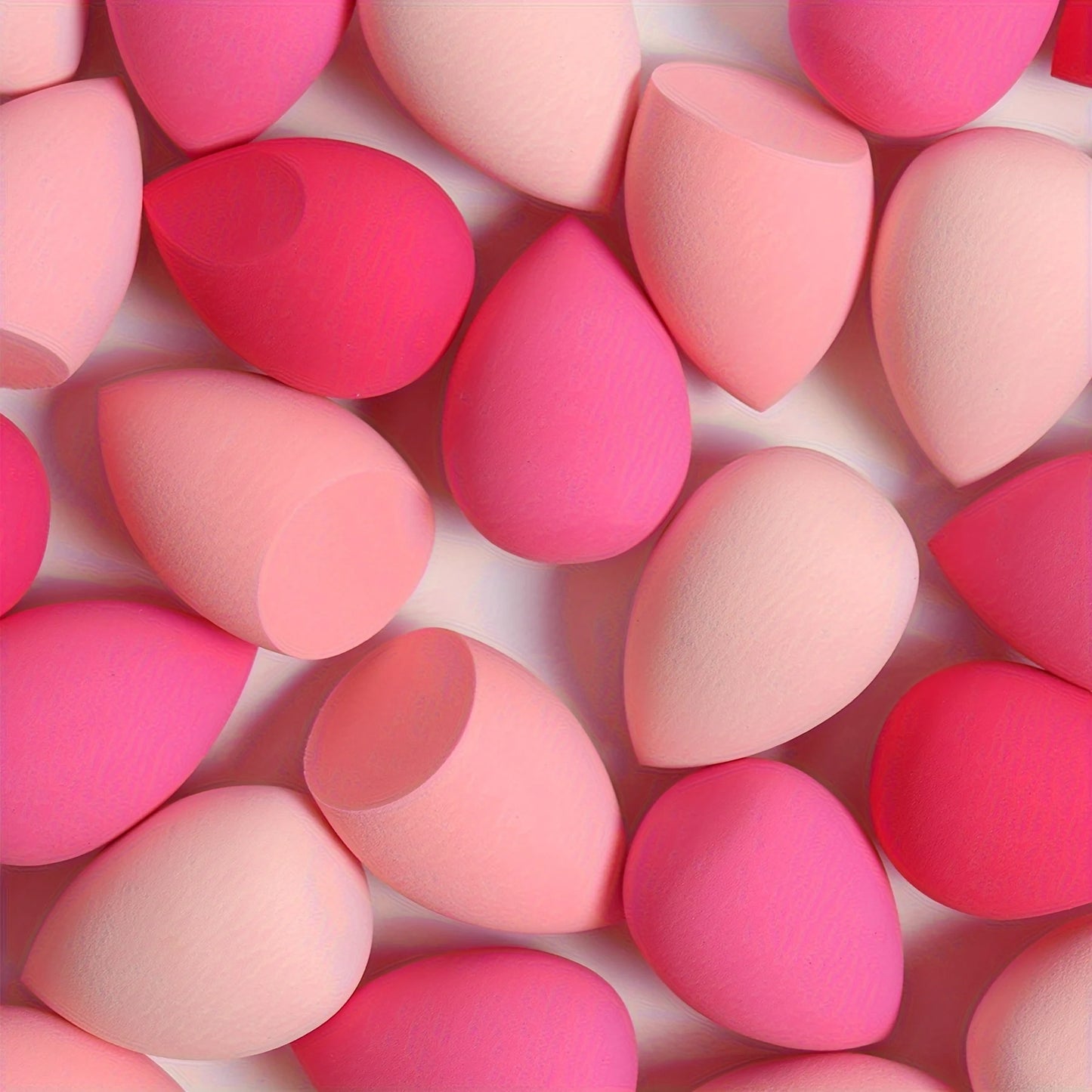 “7/18-piece makeup sponge set, dual-use for liquid and powder application.”