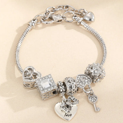 “Women’s Multi Element Beaded Love Bracelet Daily Party Holiday Jewelry Gift.”