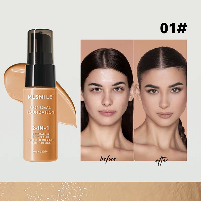 “Face Foundation Cream – Oil-Control, Matte BB Cream, Waterproof, Long-Lasting Concealer, Full Coverage”