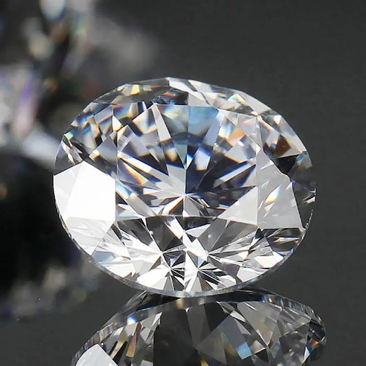 “Certified lab-grown moissanite gemstones, pass diamond tester, ideal for fine jewelry.”