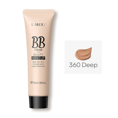 “30ml BB Cream Concealer – 6 Colors, Natural Finish, Lightweight Primer & Full Coverage”