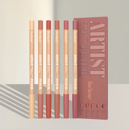 “Weightless lip liner set with precise, soft, blendable, matte texture for sculpting.”