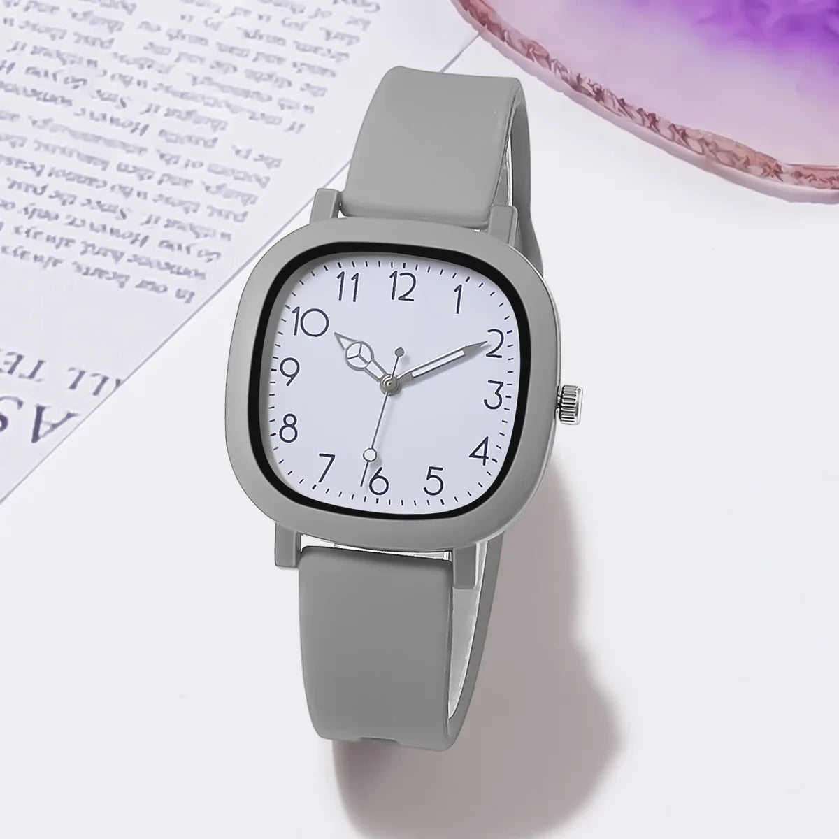 “Fashion Brand Bear Women’s Quartz Watch - Casual Silicone Jelly Watch for Girls.”