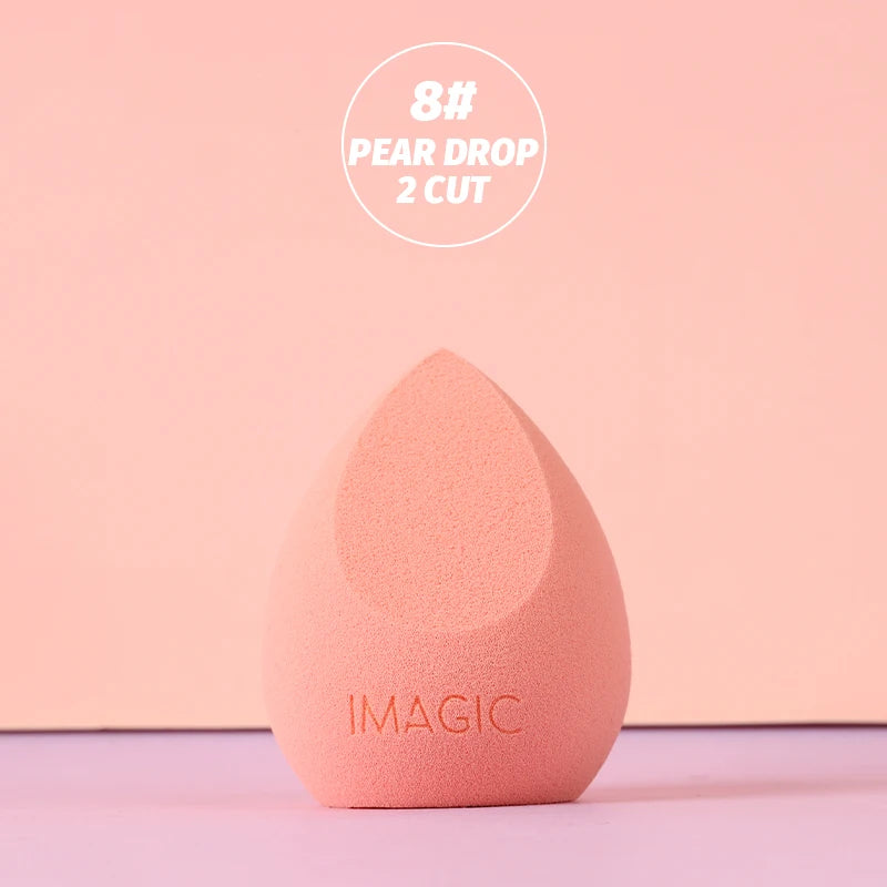 “IMAGIC beauty sponge, soft puff, gourd shape, water drop, wet and dry makeup tool.”