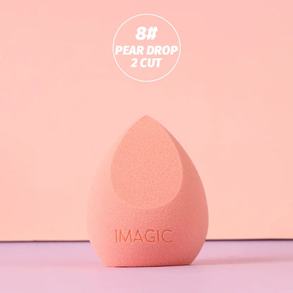 “IMAGIC beauty sponge, soft puff, gourd shape, water drop, wet and dry makeup tool.”