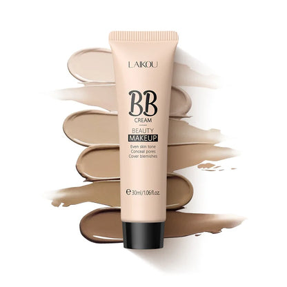 “30ml BB Cream Concealer – 6 Colors, Natural Finish, Lightweight Primer & Full Coverage”