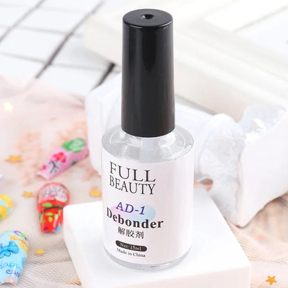 “15ml Nail Glue Remover Gel Fast Dissolve Debonder for False Nail Tips Manicure”