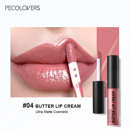 “1PC Butter Gloss Lip Gloss - Long-Lasting, Hydrating Nude Lip Makeup.”