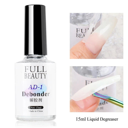 “15ml Nail Glue Remover Gel Fast Dissolve Debonder for False Nail Tips Manicure”