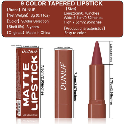 “Matte gradient lip liner for smooth application, defining elegant, long-lasting lips.”