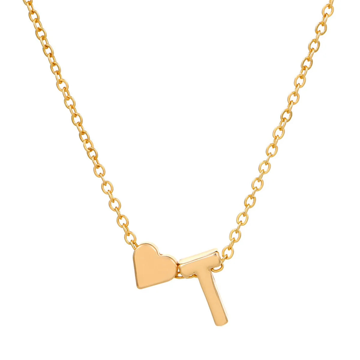 “Initial 26 Letter Heart Necklace for Women and Girls, Perfect Friendship Gift.”