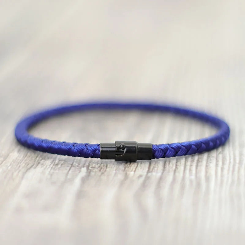 “Grade A Keel Rope Bracelet - Lucky Red Thread Magnetic Bracelet for Couples, Wealth & Prosperity.”