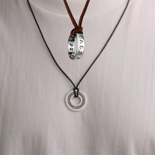“Uncharted 4 Necklace & Ring - Nathan Drake Cosplay Vintage Pendant Jewelry.”