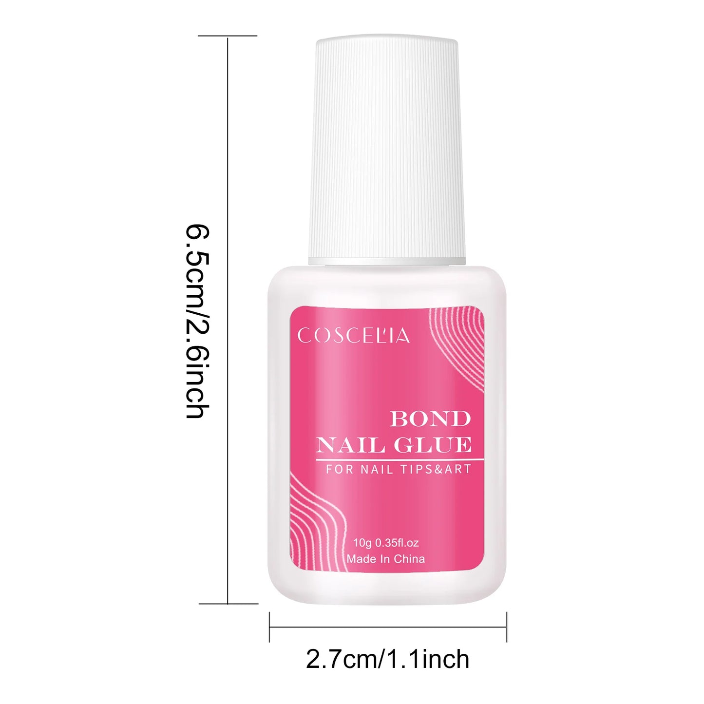 “Clear Nail Glue for False Nail Tips – Strong, Quick-Drying Adhesive for Perfect Nails”