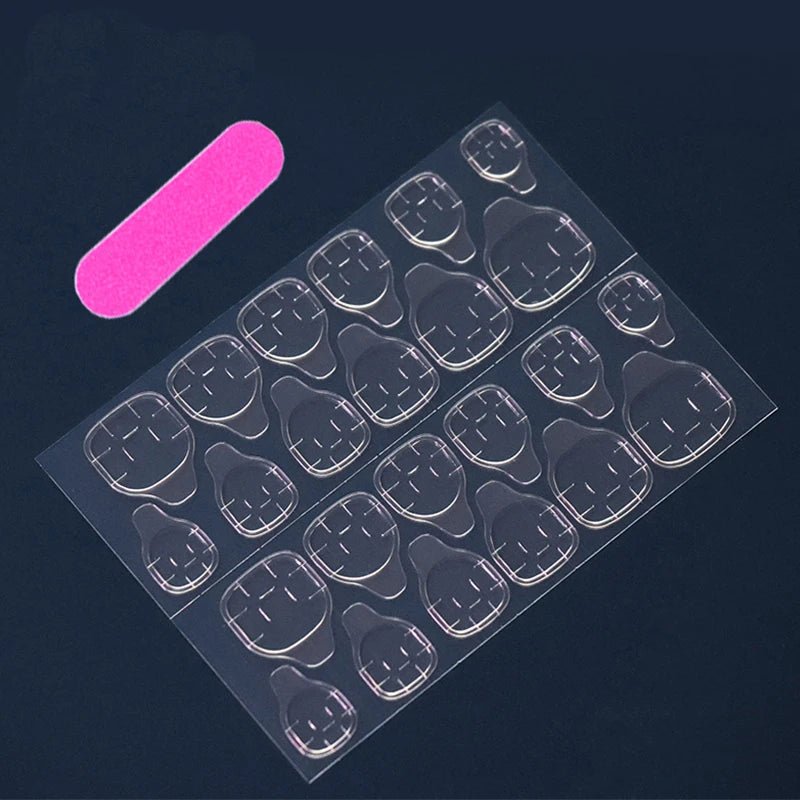 “24pcs mid-length almond-shaped wine red press-on nails.”