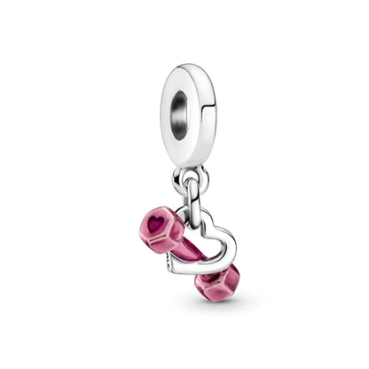 “925 Silver Family Charm Pendant - Sparkling Boy/Girl Bead for Pandora Bracelet.”