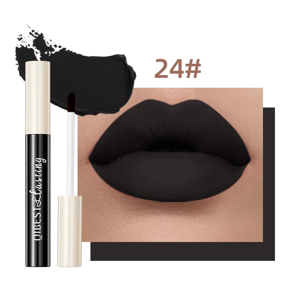 “Matte Liquid Lipstick – Non-Stick, Waterproof, Smudge-Proof & Long-Lasting Velvet Finish”