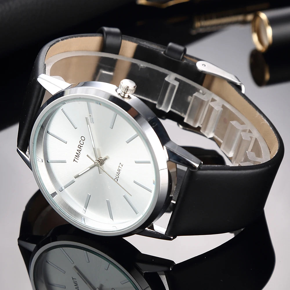 “Luxury Women’s Quartz Watch, Minimalist Silver Design, Stylish Business Accessory.”
