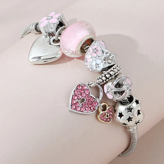 “Women’s Multi Element Beaded Love Bracelet Daily Party Holiday Jewelry Gift.”