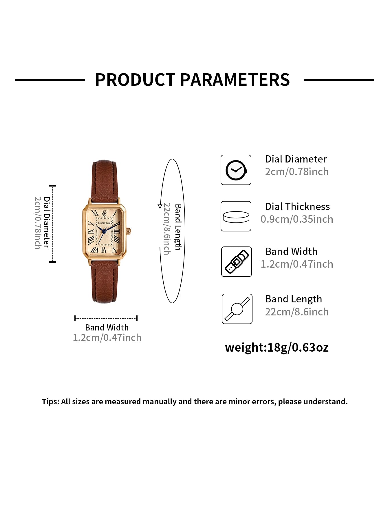 “Fashion Retro Digital Dial Watch - Square Leather Strap Quartz Wristwatch for Women.”