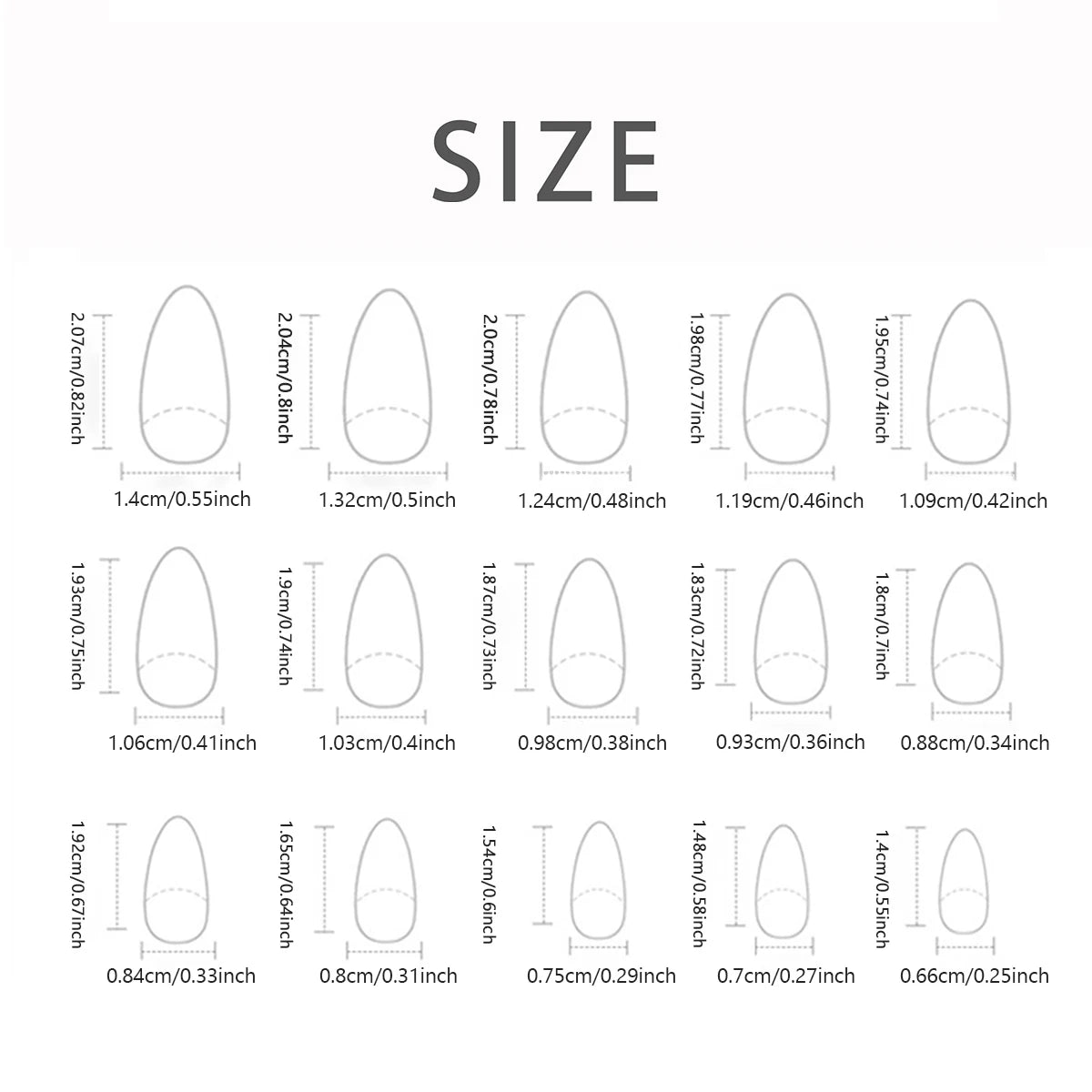 “24pcs mid-length almond-shaped wine red press-on nails.”