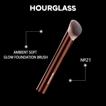“Hourglass Makeup Brush No.21 Ambient Soft Glow Foundation Brush Soft Fiber Hair.”
