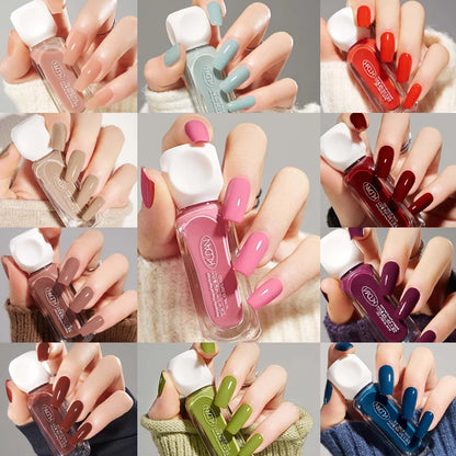 “10ml Water-Based Peel Off Nail Polish, Glitter Colors, Manicure Supplies”