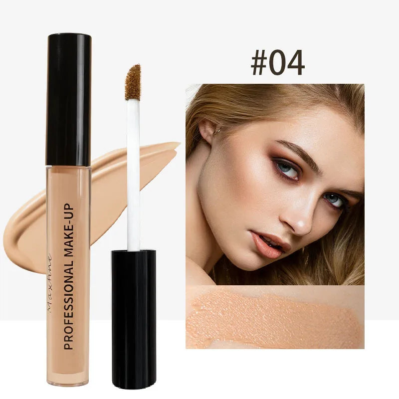 “High-Coverage Matte Liquid Concealer – Waterproof, Oil-Control, Moisturizing & Long-Lasting Face Makeup”