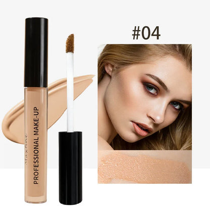 “High-Coverage Matte Liquid Concealer – Waterproof, Oil-Control, Moisturizing & Long-Lasting Face Makeup”