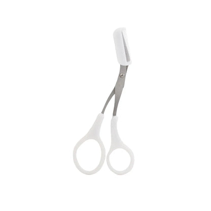 “Stainless Steel Eyebrow Trimmer: Comb, Shape, and Perfect Your Look Safely.”