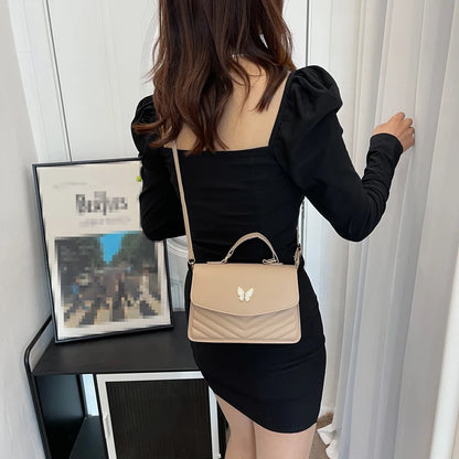 “PU Leather Small Square Bag: Stylish, Versatile, Perfect Crossbody or Shoulder.”