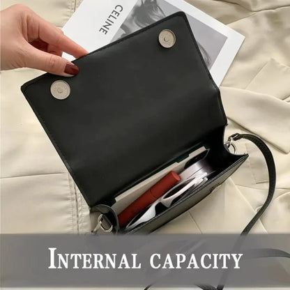 “Trendy PU leather crossbody bag, elegant design, perfect for women’s daily style.”