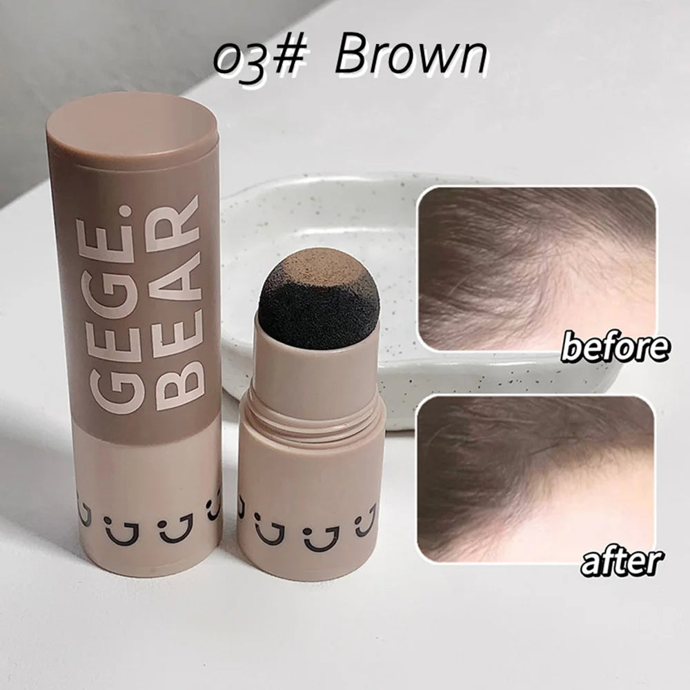 “Gege Bear Waterproof Hair Shadow Powder – Natural Coverage for Hair Loss & Hairline Shadow Stick”