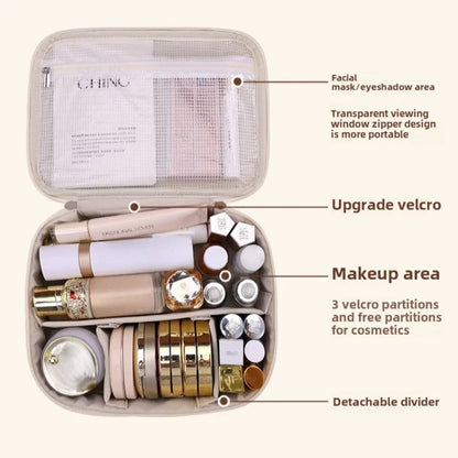 “New Women’s Cosmetic Bag Large Capacity Portable Luxury Makeup Travel Organizer Toiletry”