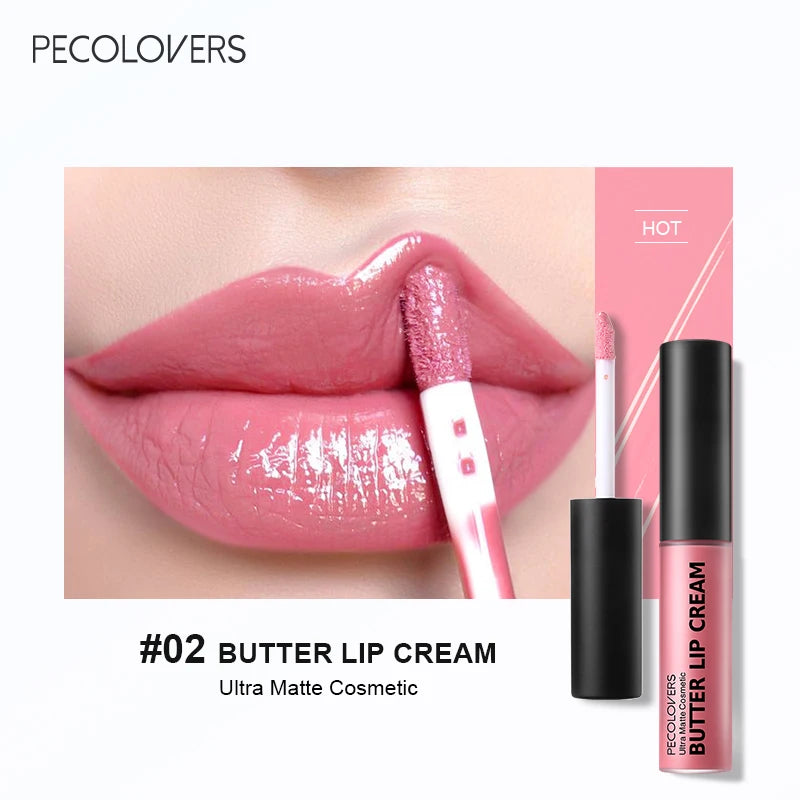 “1PC Butter Gloss Lip Gloss - Long-Lasting, Hydrating Nude Lip Makeup.”
