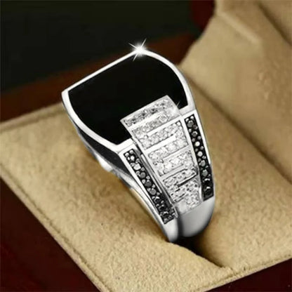 “Classic Men’s Gold Metal Ring - Punk Style Engagement & Wedding Jewelry.”