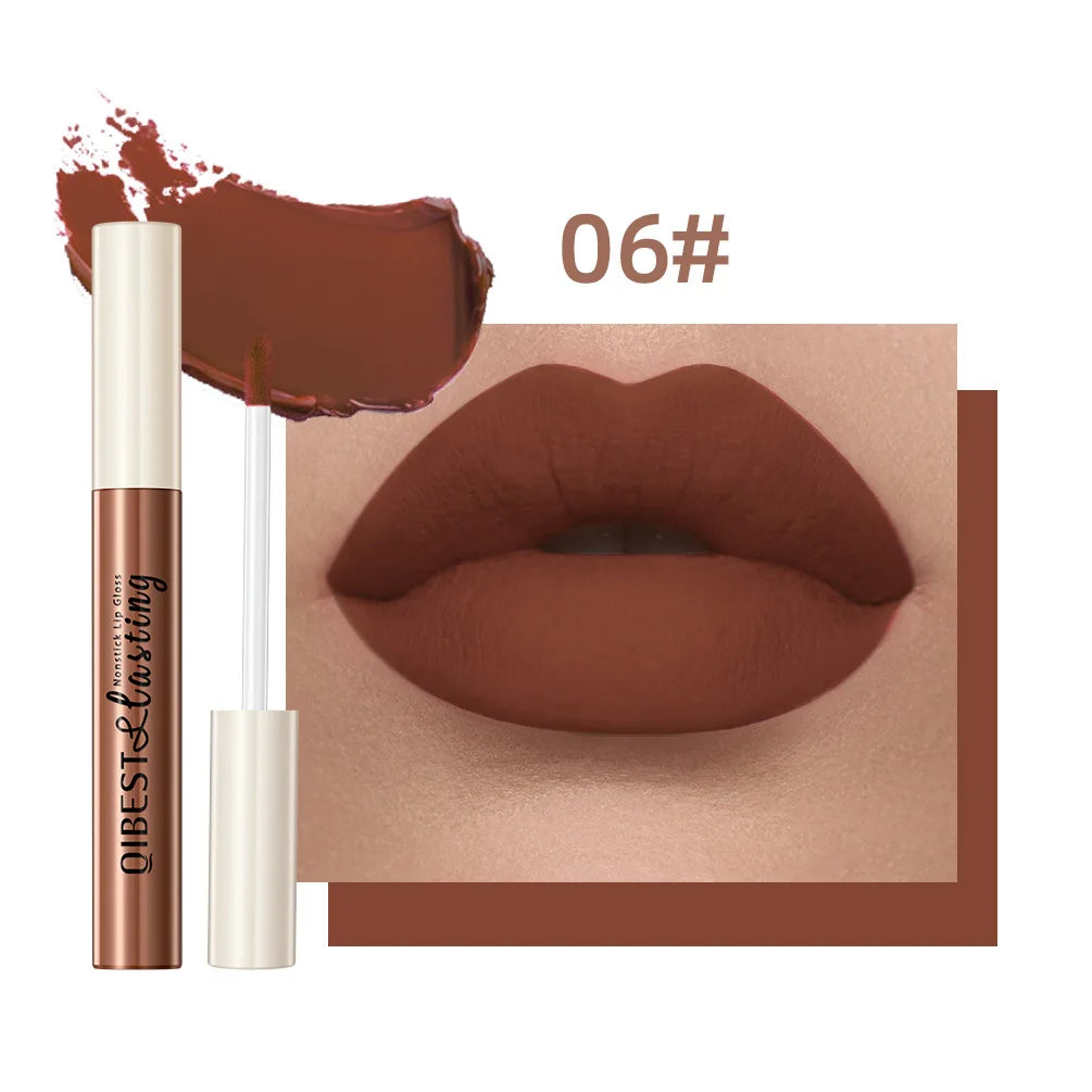 “Matte Liquid Lipstick – Non-Stick, Waterproof, Smudge-Proof & Long-Lasting Velvet Finish”