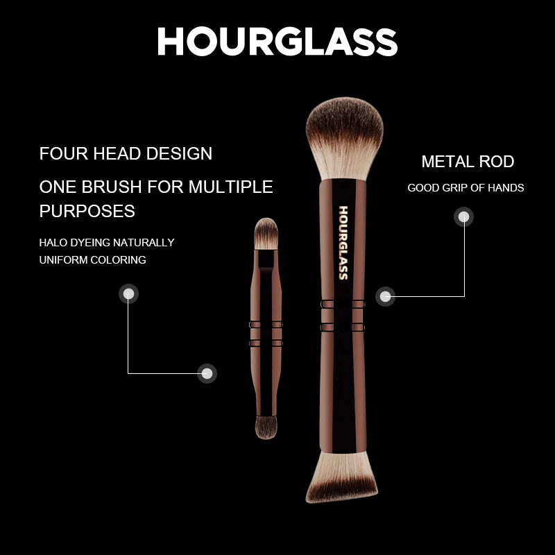 “Four-Head Multifunctional Brush, Loose Powder, Foundation, Concealer, Eyeshadow”