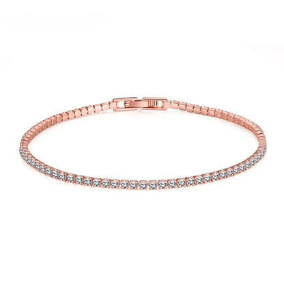 “Solid Gold Moissanite Tennis Bracelet Women D VVS1 Sterling Silver Jewelry.”