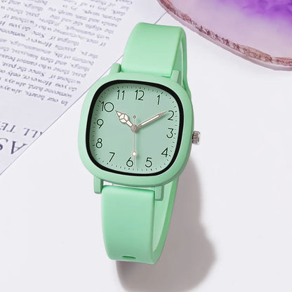 “Fashion Brand Bear Women’s Quartz Watch - Casual Silicone Jelly Watch for Girls.”