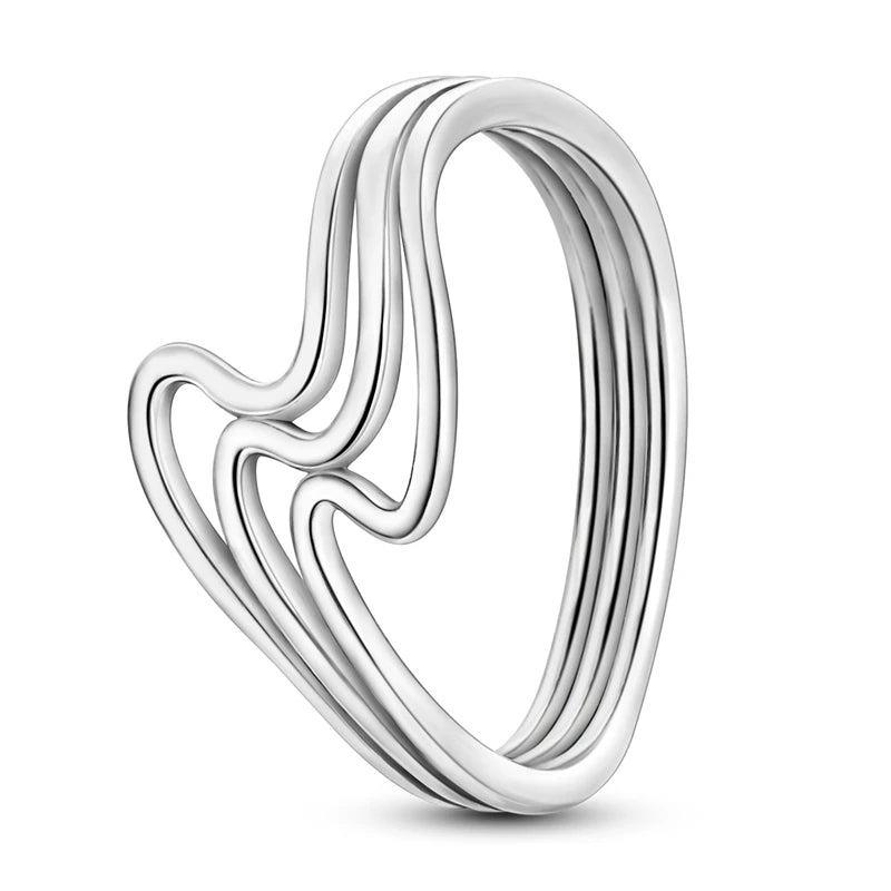 “925 Silver Zircon Star Ring - Geometric Design for Engagements & Valentine’s Gifts.”
