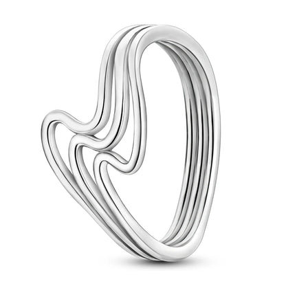 “925 Silver Zircon Star Ring - Geometric Design for Engagements & Valentine’s Gifts.”